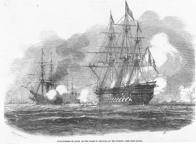 Bombardment Of Salee On The Coast Of Morocco By The French