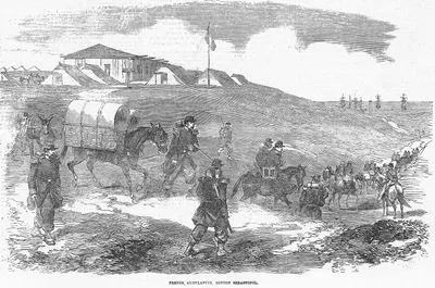 French Ambulances Before Sebastopol