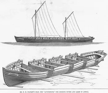 Mr. H.M.Stanley's Boat, The "Livingstone" For Crossing Rivers And Lakes In Africa 1