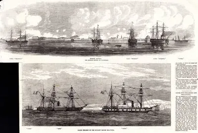 Allied Steamers On The Look Out Before Sebatopol "Niger", "Sane" and "Sidon"- The Russian Attack On Eupatoria, H.M.S." Valorous", Turkish Admiral, H.M.S. "Furious", H.M.S."Curacoa" and "Viper"