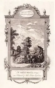 The Great Mogul Riding in a Chariot of State, Drawn by Oxen.