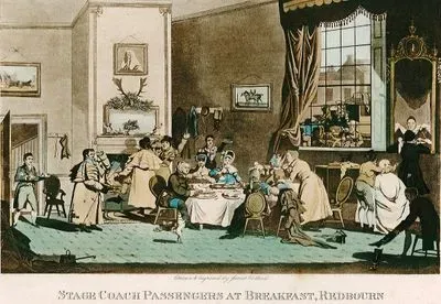Stage Coach Passengers At Breakfast, Redbourn
