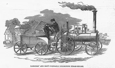 Ransomes' And May's Portable Locomotive Steam Engine