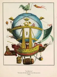 "La Minerve" Vaisseau Aerien Destinemaux Decouvertes, 1803