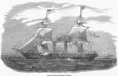The New Cunard Steam Ship "Arabia"
