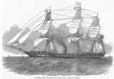 The General Strew Steam Ship Company's New Vessel "Queen Of The South"