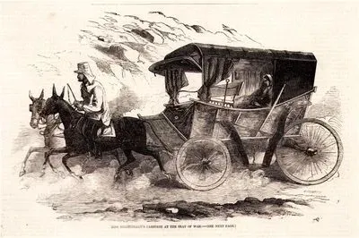 Miss Nightingale's Carriage At The Seat Of War
