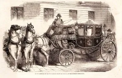 State Carriage Of His Excellency Cont De Morny At The Russian Coronation