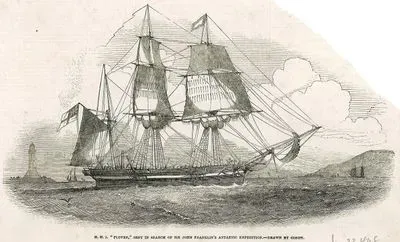 H.M.S. "Plover" Sent In Search Of Sir John Franklin's Antardic Expedition