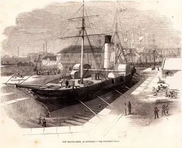 New Graving Dock At Lowestoft
