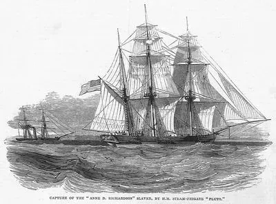 Capture Of The "Anne D.Richardson" Slaver, By H.M. Steam Frigate "Pluto"
