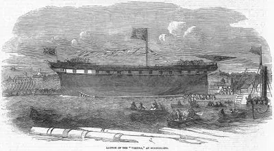 Launch Of The "Vimiera" at Sunderland
