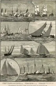 The Mediterranean Fleet Regatta At Palma, Race For The Admiral's Cup