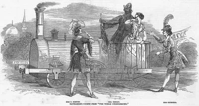 Scene From "The World Underground" At The Haymarket Theatre
