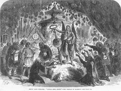 "Little King Pippin" At The Drury Lane Theatre, The Temple Of Mammon
