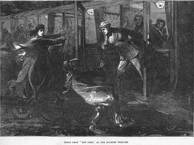 Scene From "The Odds" At The Holborn Theatre