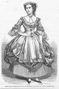 Miss Fanny Stirling Of The Haymarket Theatre As Miss Hardcastle