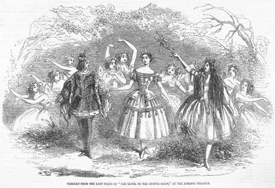 Tableau From Last Scene Of "The Elves Or The Statue Bride" At The Adelphi Theatre