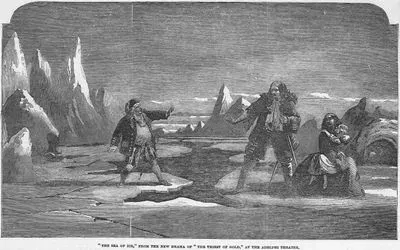 "The Sea Of Ice" From The New Drama Of "The Thirst Of Gold" At The Adelphi Theatre