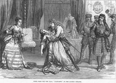 Scene From The New Play "Clancarty" At Olympic Theatre