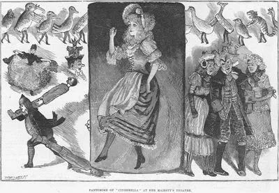 Pantomime Of "Cinderalla" At Her Masejty's Theatre,  Christmas Entertainment İn London Theatre