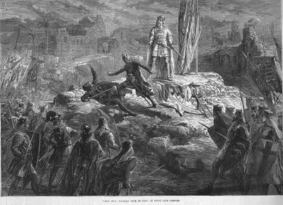 Scene From Richard Coeur De Lion At Drury Lane Theatre