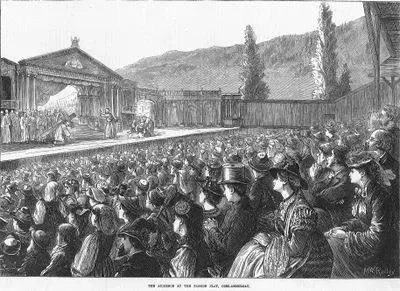 The Audience At The Passion Play, Ober-Ammergau