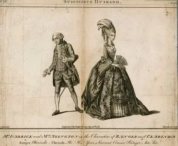 Suspicious Husband, Mr.Garrick And Mrs.Abington In The Characters Of Ranger And Clarinda Act.IV Sc.IV