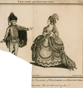 Mr.Garrick And Miss. Younge In The Characters Of Tancred And Sigismunda Act.V Sc.V