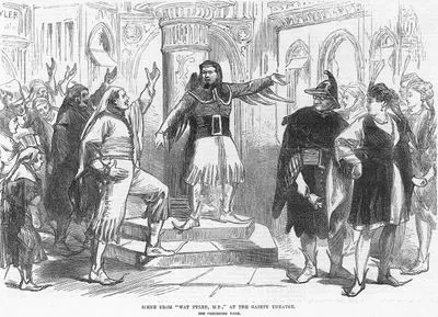 Scene From "Wat Tyler M.P." At The Gaiety Theatre