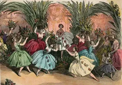 Scene From The New Ballet Of "Les Quatre Saisons" At Her Majesty's Theatre