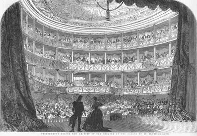Performance Before Her Majesty İn The Theatre Of The Palace Of St. Cloud