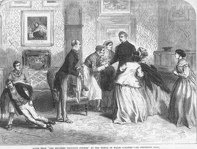 Scene From "One Hundred Thousand Pounds" At The Prince Of Wales Theatre