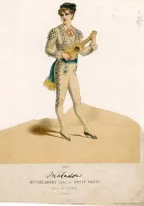 Matador, Melle Gelabert Dans Le Petit Faust, Role De Siebel (2.Acte)