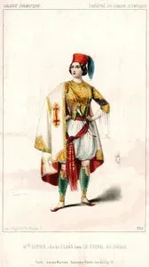 Melle.Sophie Role De Claes Dans Le Cheval Du Diable-Theatre du Cirque Olympique