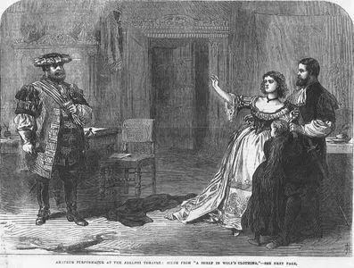 Amateur Performance At The Adelphi Theatre, Scene From "A Sheep İn Wolf's Clothing"
