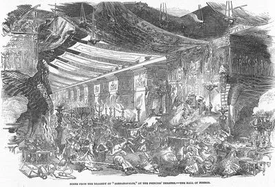 Scene From The Tragedy Of "Sardanapalus" At The Princess' Theatre-The Hall Of Nimrod