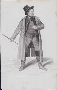 Emery as Dandie Dinmont (in Daniel Terry's Adaptation of Walter Scott's "Guy Mannering")