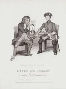 Liston And Farren As Adam Brook & Charles XII. (John Liston-William Farren)