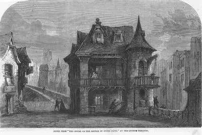 Scene From "The House On The Bridge Of Notre Dame" At The Lyceum Theatre