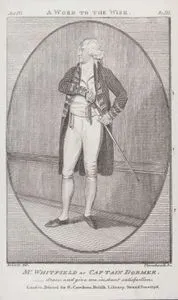 Mr. Whitfield as Captain Dormer -…draw and give me instant satisfaction.- in A Word To The Wise, Act IV Scene III (John Whitfield)