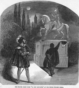 The Statue Scene From "IL Don Giovanni" At The Royal Italian Opera