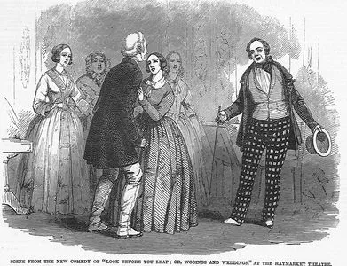 Scene From The New Comedy Of "Look Before You Leap Or Wooings And Weddings" At The Haymarket Theatre
