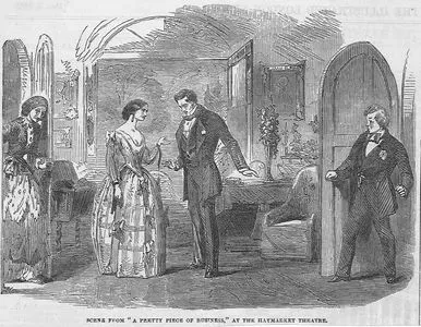 Scene From "A Pretty Piece Of Business" At The HaymarketTheatre