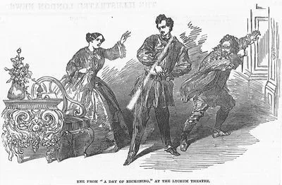 Scene From "A Day Of Reckoning" At The Lyceum Theatre