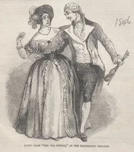 Scene From "The Old School", At The Haymarket Theatre