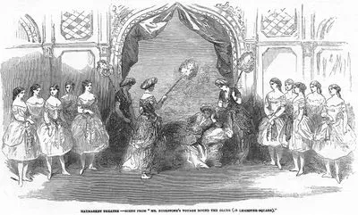 Scene From "Mr. Buckstone's Voyage Round The Globe(In Leicester Square)" At The Haymarket Theatre