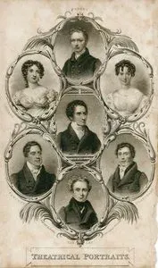Theatrical Portraits(Farren,Davison,Kelly, Kean, Fawcett, Blanchard, Kee Ley)