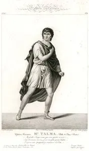 Theatre Francais, Mr. Talma, Role De Titus(Brutus)-Galerie Theatrale- Plate 1
