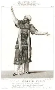 Theatre Francais, Mr.St.Prix (Role De joad Dans Athalie)-Galerie Theatrale-Plate 7